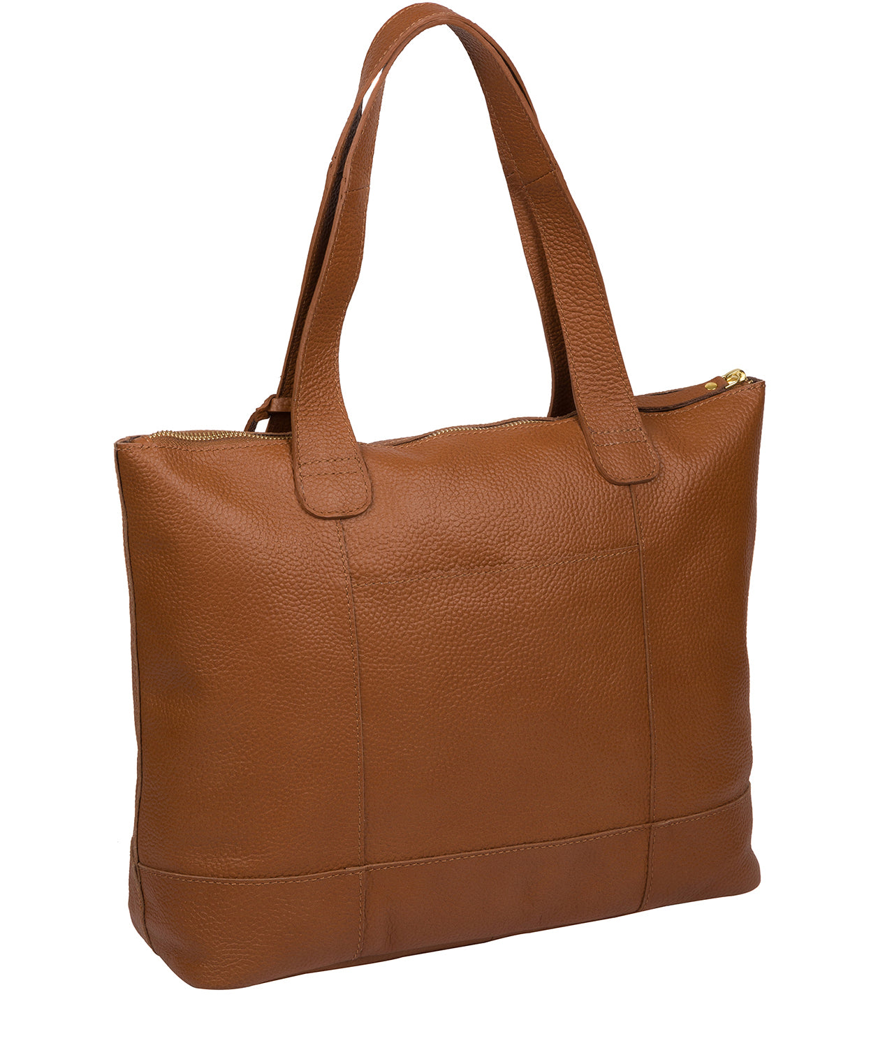 'Sachi' Tan Leather Tote Bag Pure Luxuries London