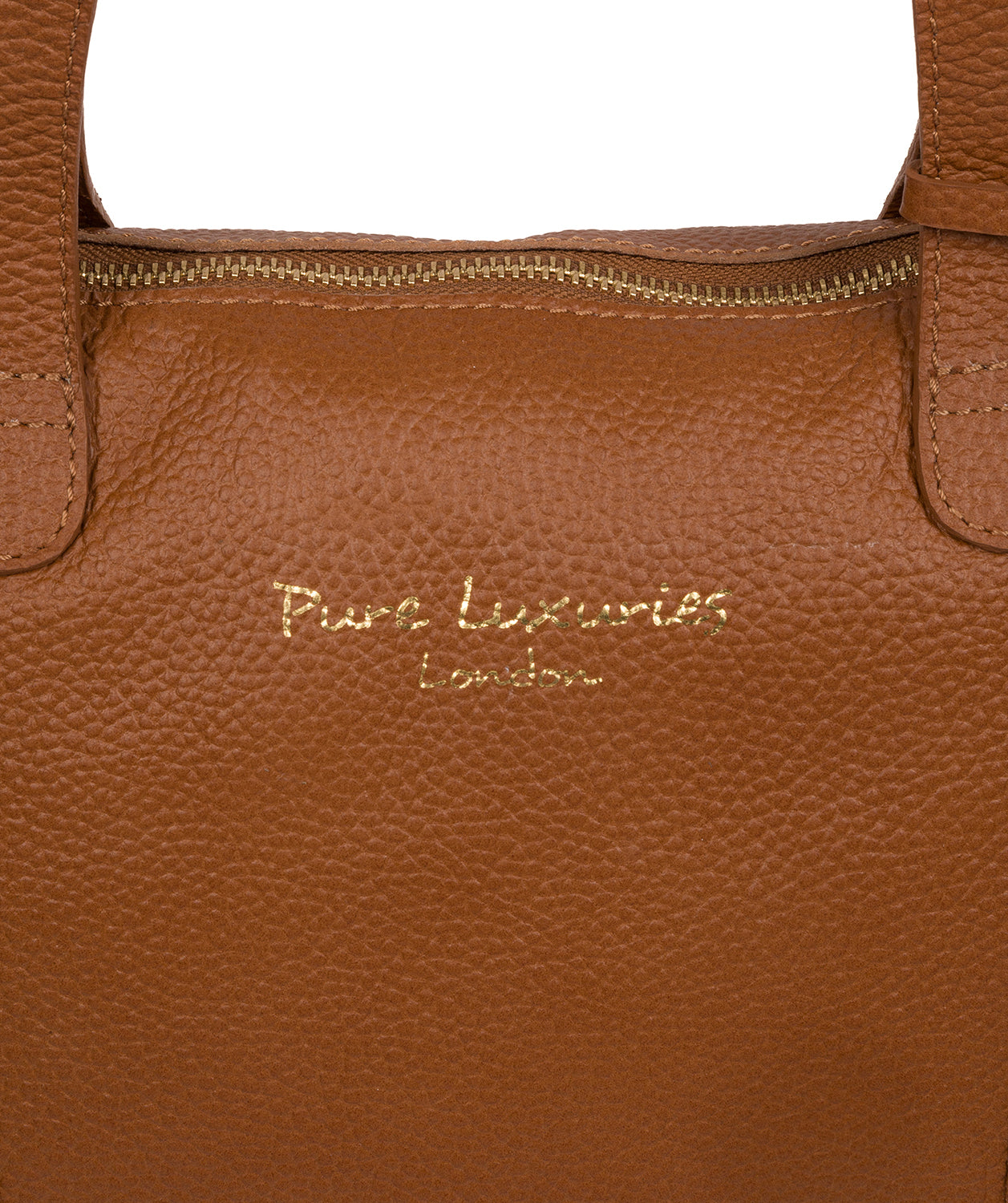 'Sachi' Tan Leather Tote Bag Pure Luxuries London