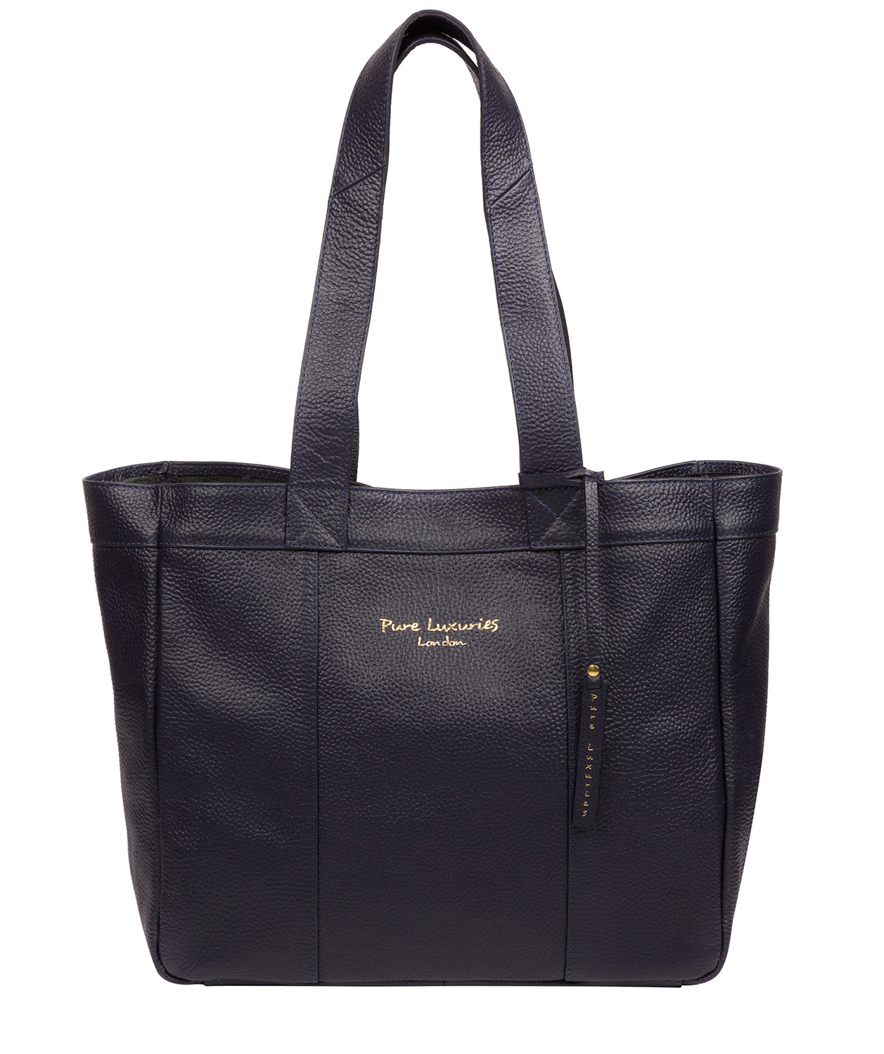 'Melissa' Ink Leather Tote Bag image 1