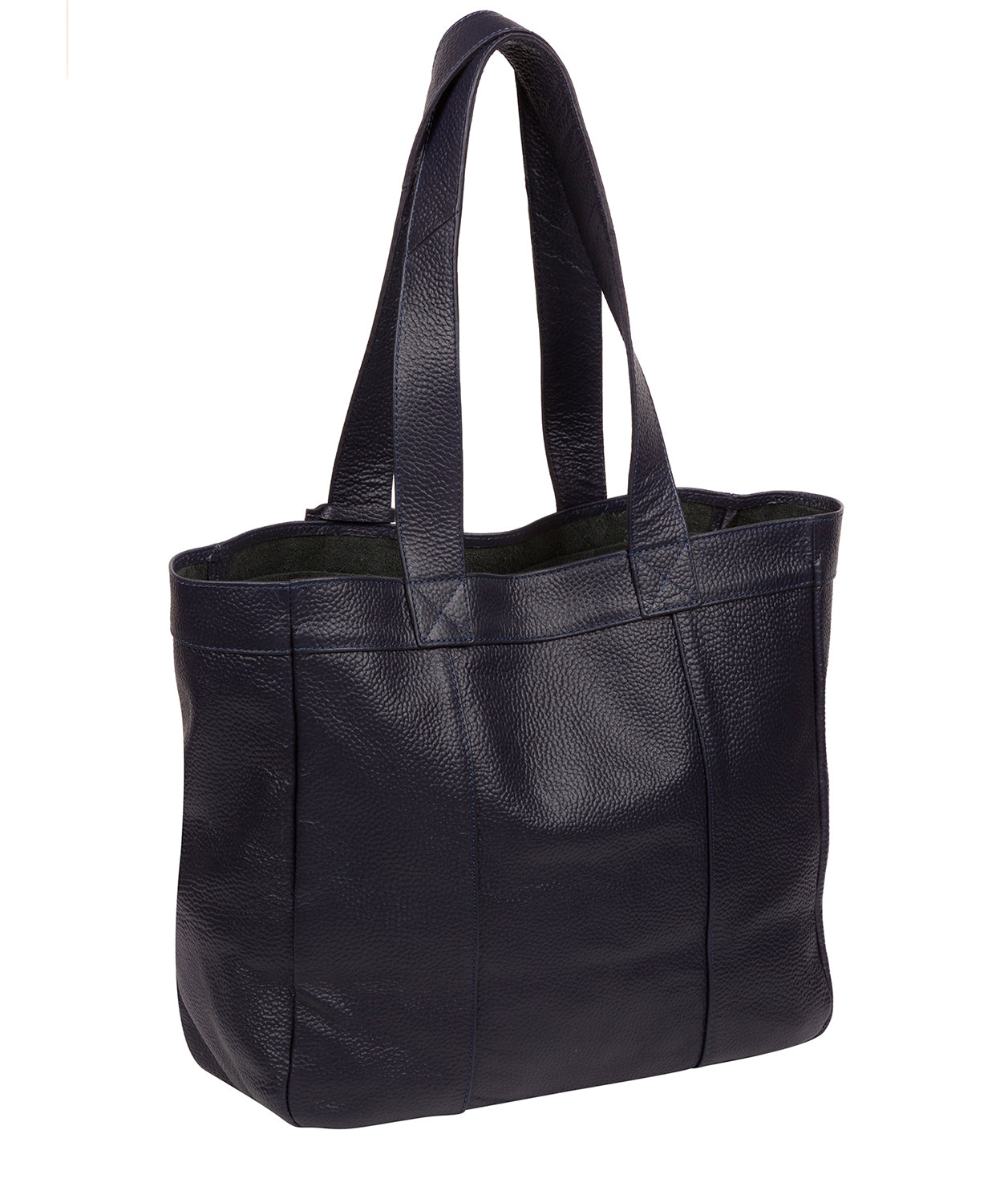 'Melissa' Ink Leather Tote Bag image 3