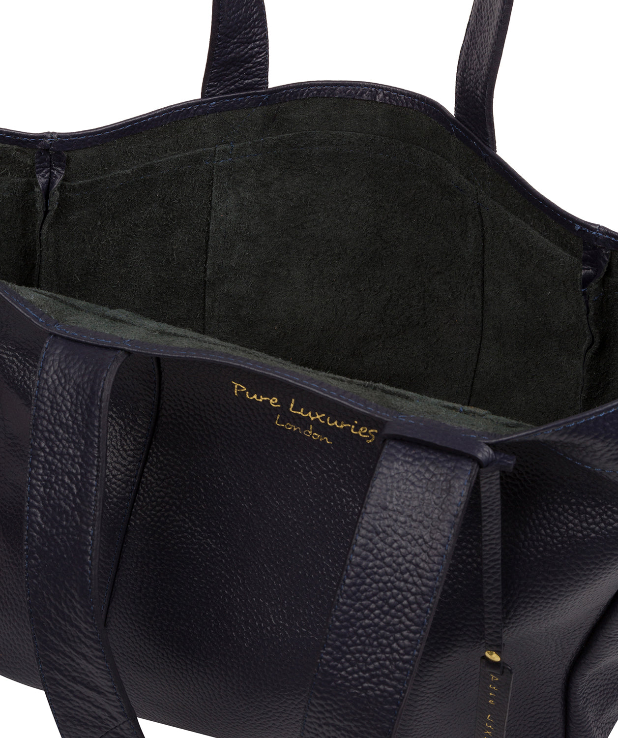 'Melissa' Ink Leather Tote Bag image 4