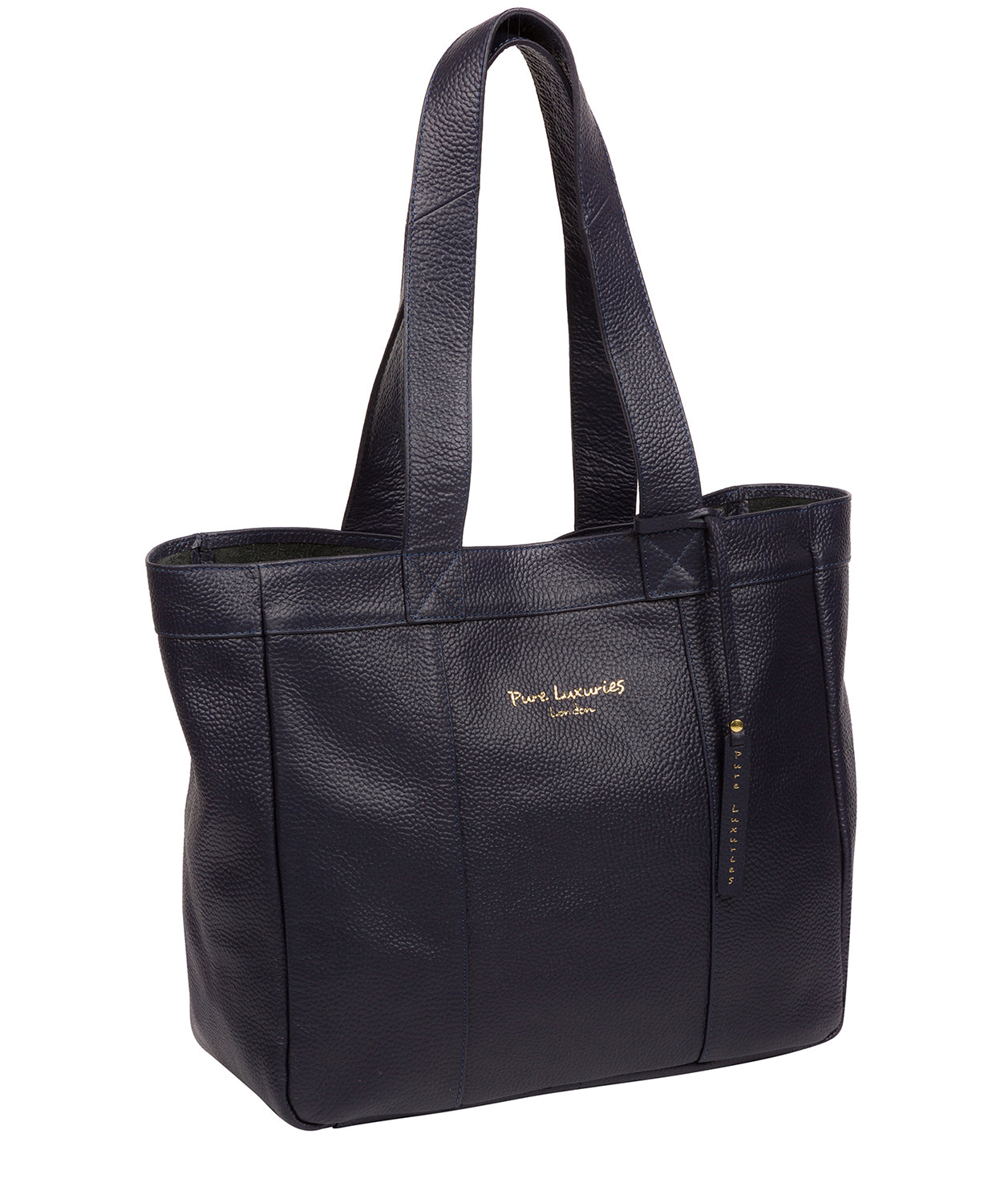 'Melissa' Ink Leather Tote Bag image 5