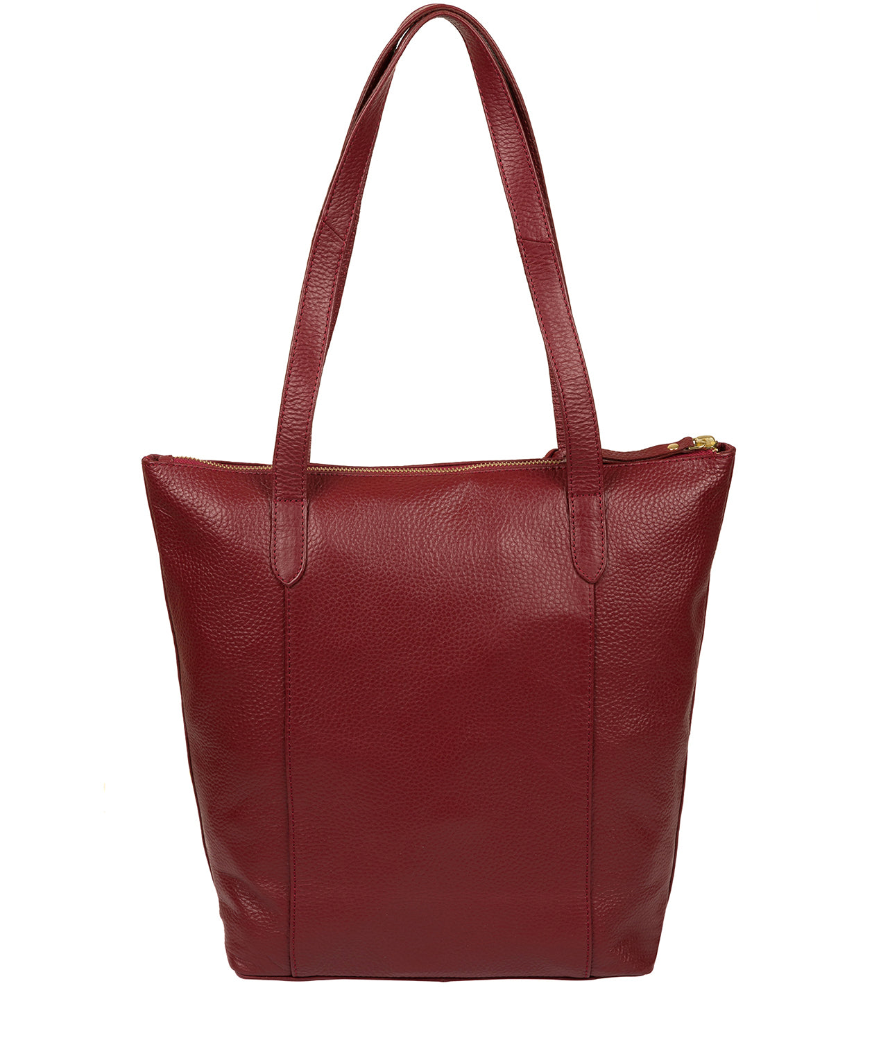 'Elsa' Red Leather Tote Bag Pure Luxuries London