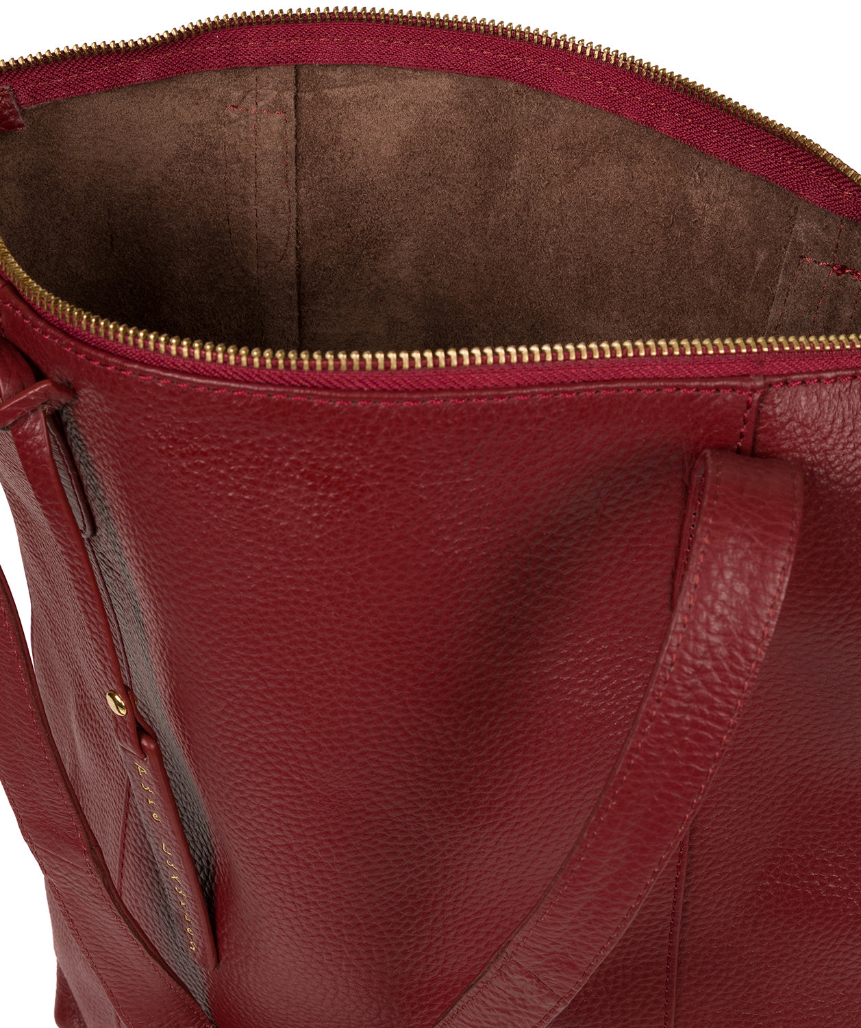 'Elsa' Red Leather Tote Bag Pure Luxuries London