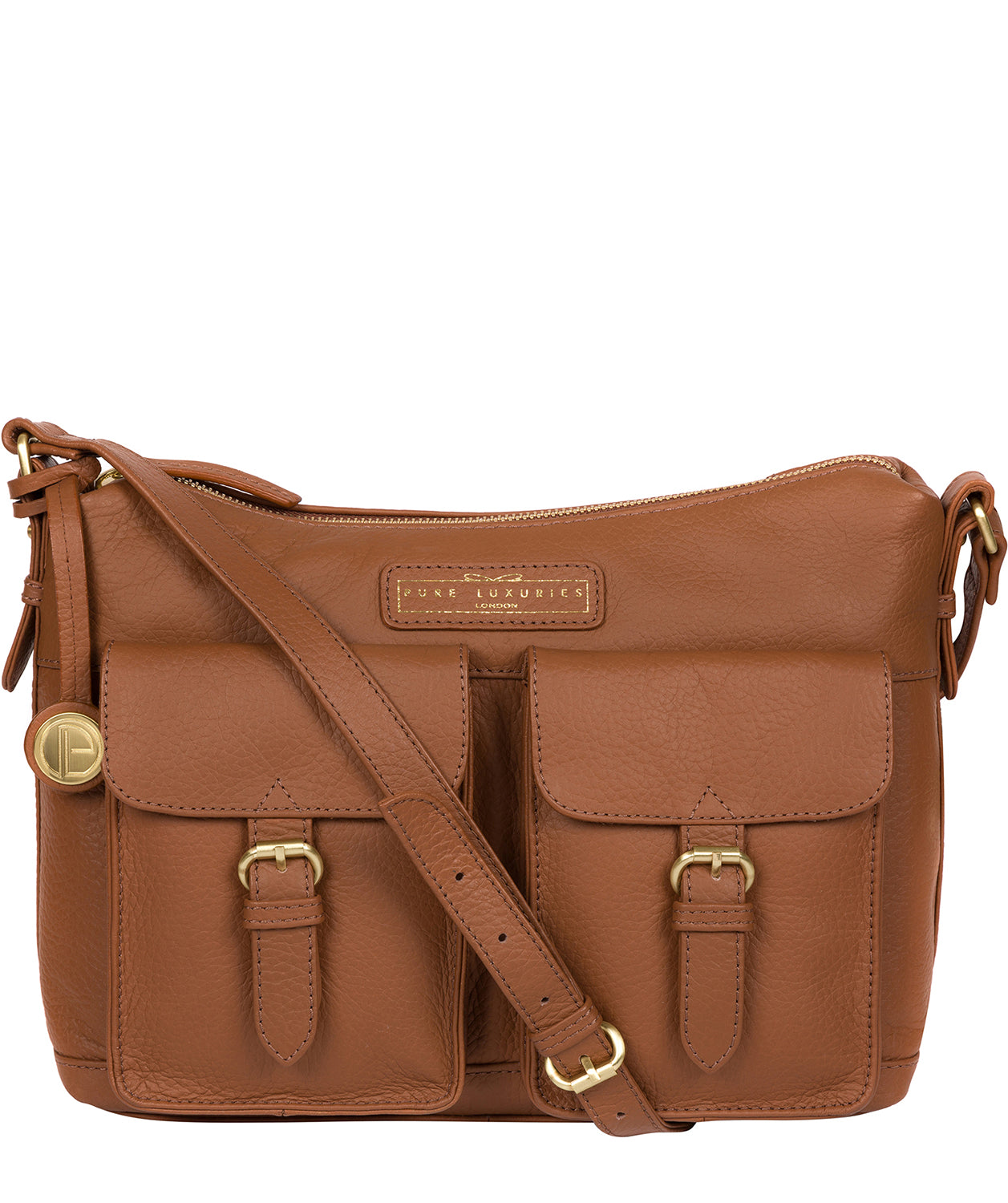 'Frinton' Tan Leather Shoulder Bag image 1