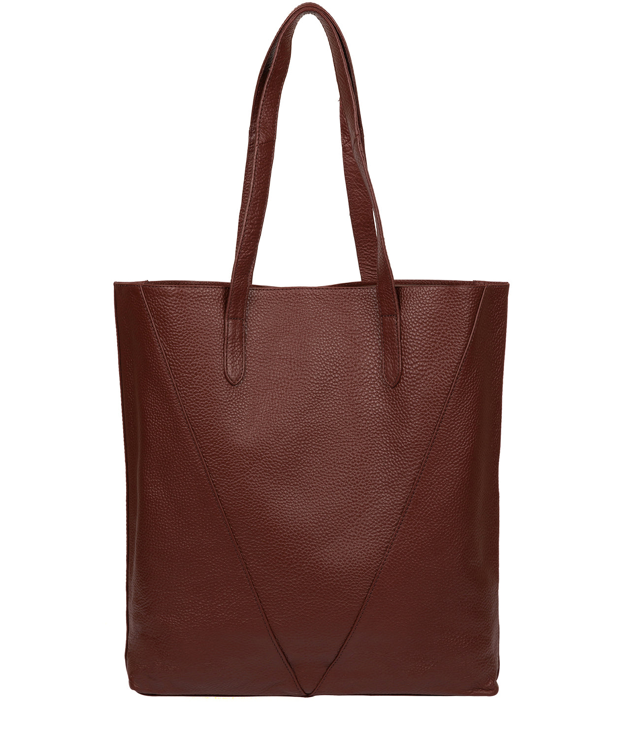 'Claudia' Cognac Leather Tote Bag Pure Luxuries London