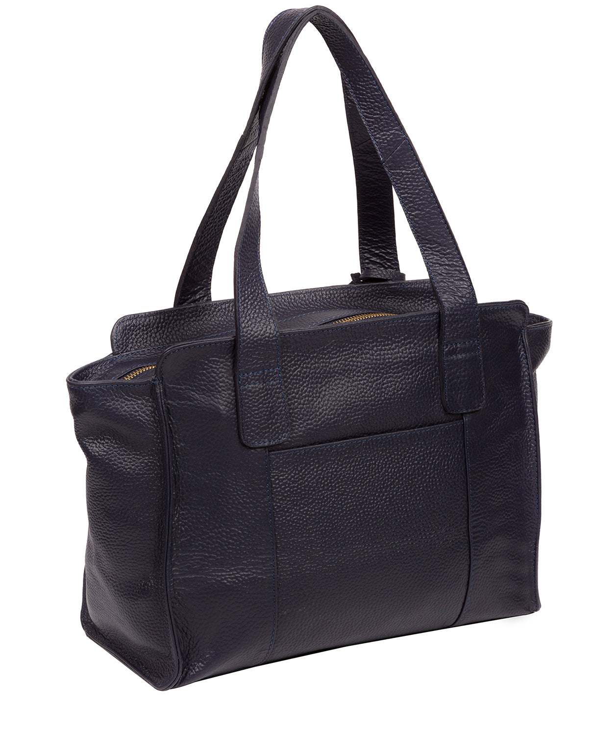 'Alexandra' Ink Leather Handbag image 3