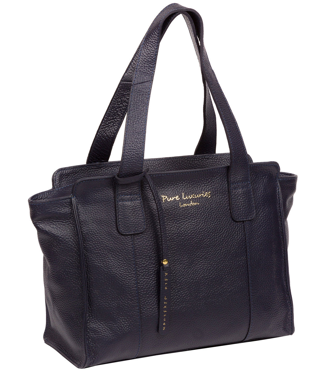 'Alexandra' Ink Leather Handbag image 5