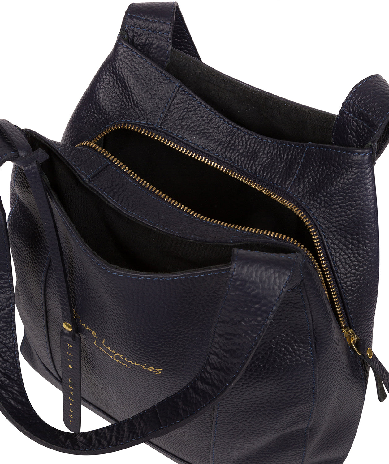 'Colette' Ink Leather Handbag image 4