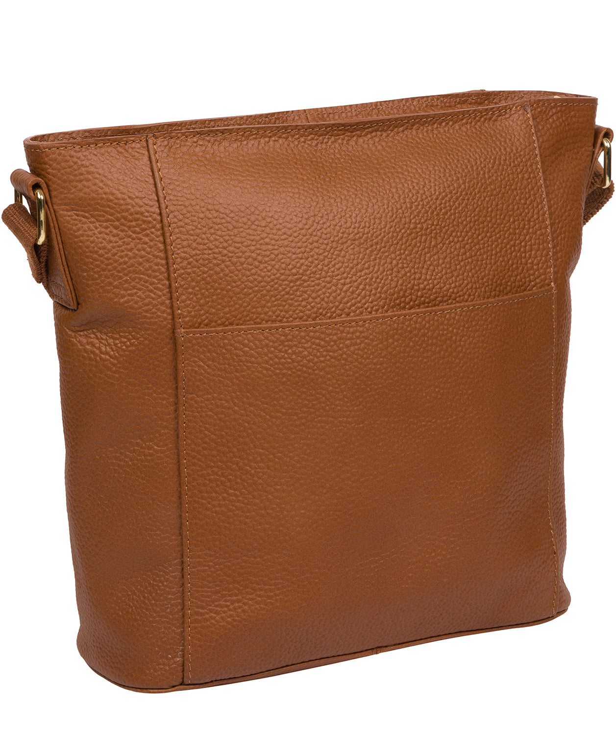 'Tamzin' Tan Leather Shoulder Bag Pure Luxuries London