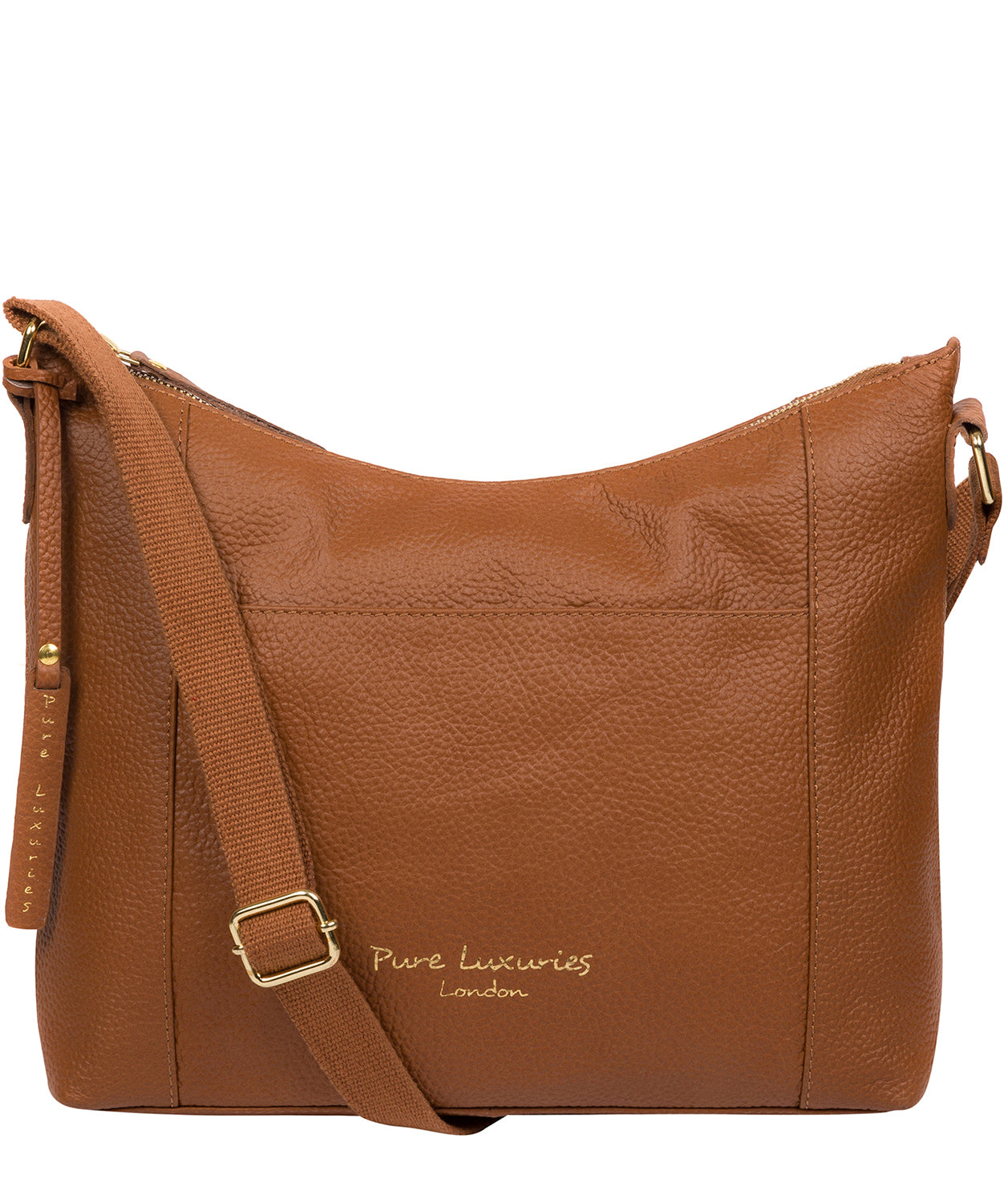 'Lachele' Tan Leather Shoulder Bag Pure Luxuries London