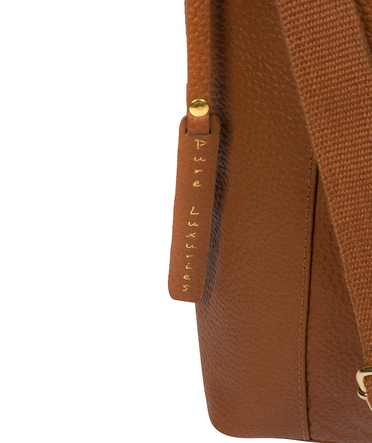 'Lachele' Tan Leather Shoulder Bag image 5