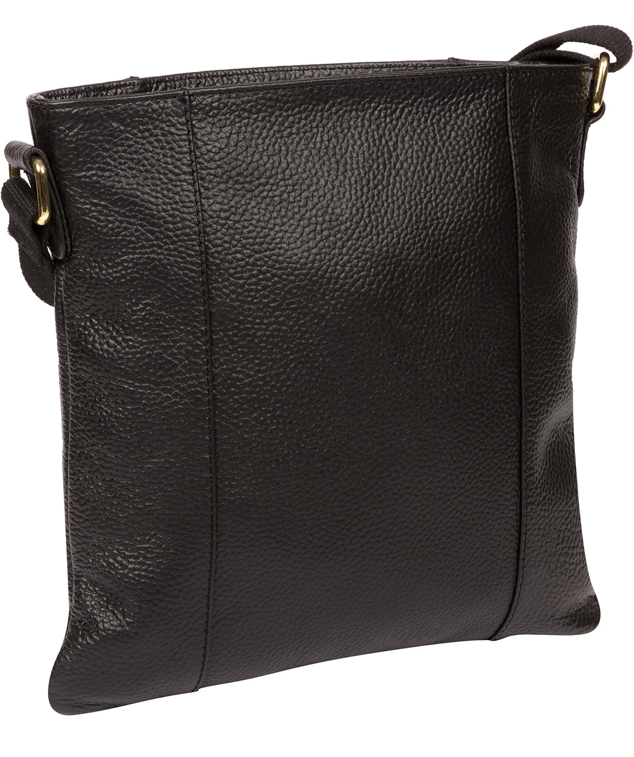 'Kayley' Black Leather Cross Body Bag image 3