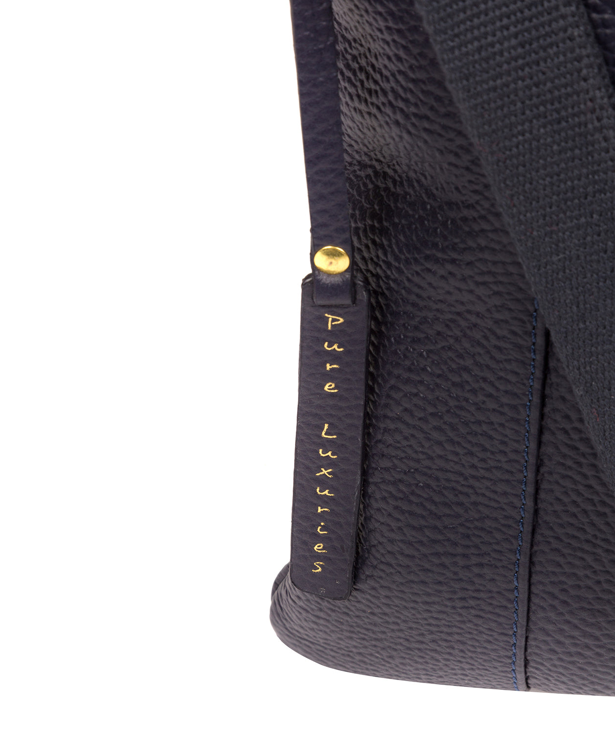 'Kayley' Ink Leather Cross Body Bag Pure Luxuries London