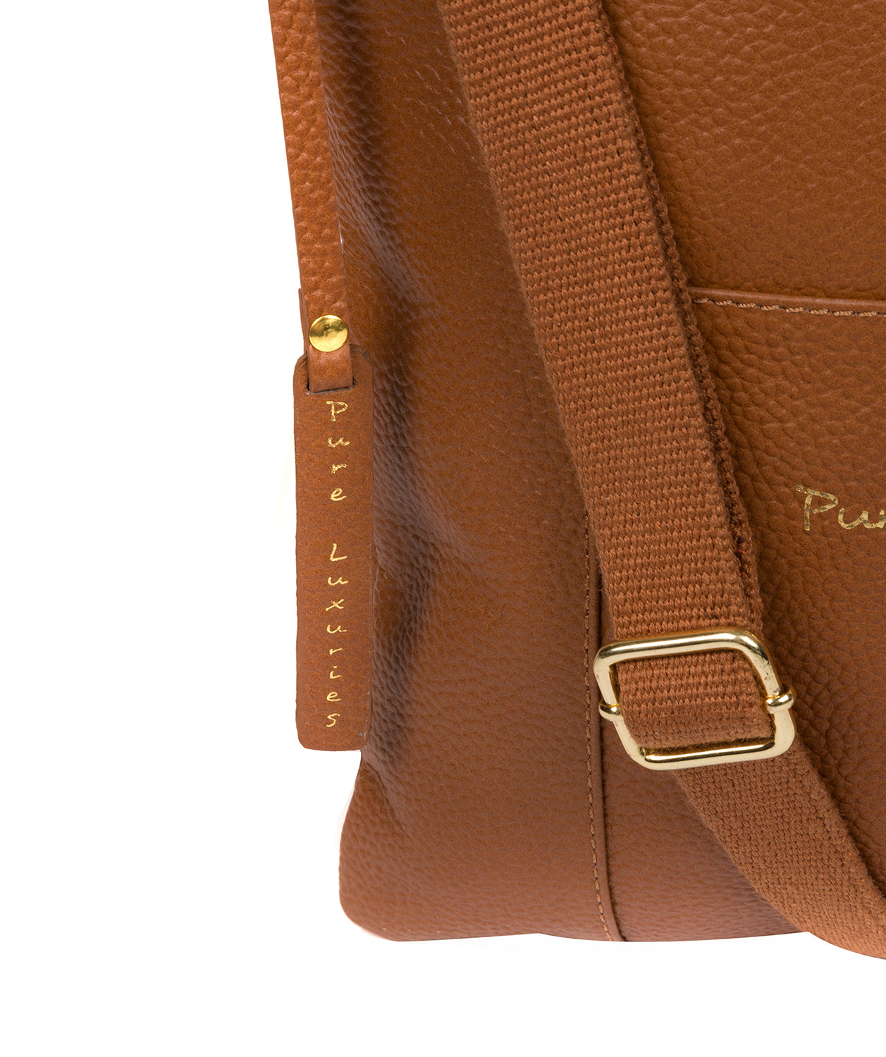 'Kayley' Tan Leather Cross Body Bag image 6