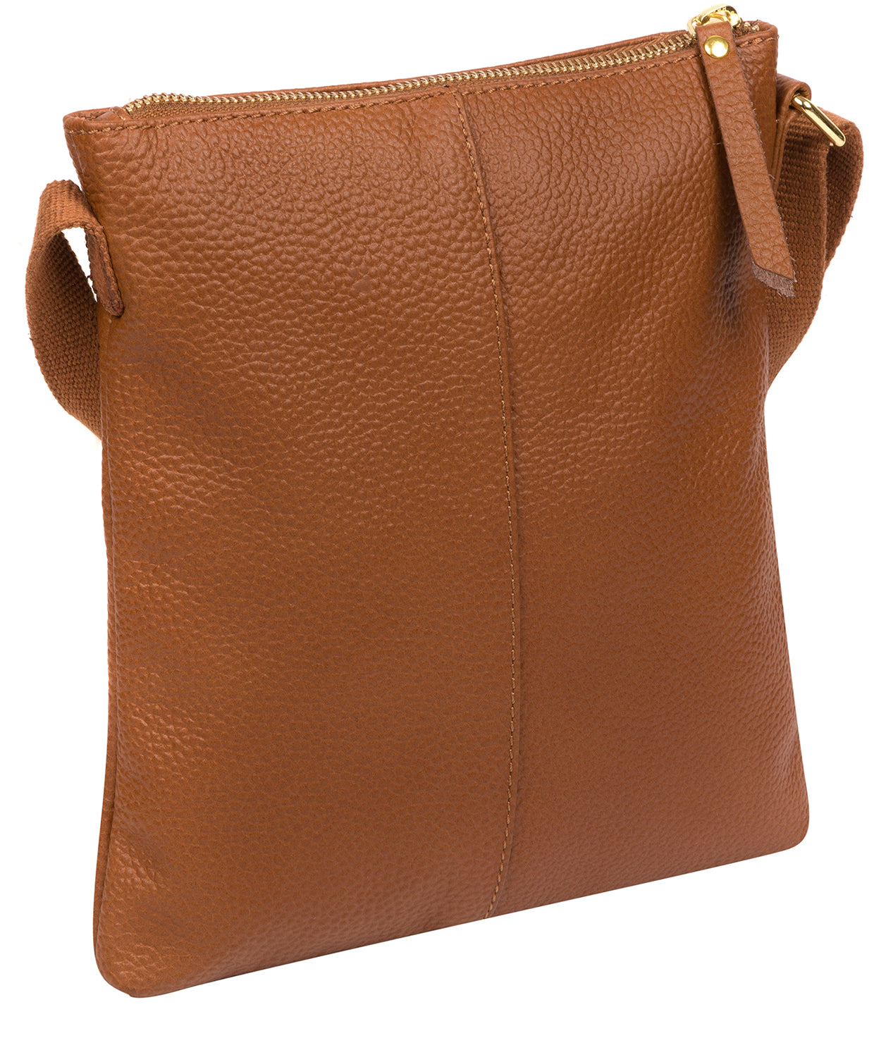 'Belinda' Tan Leather Cross Body Bag image 3