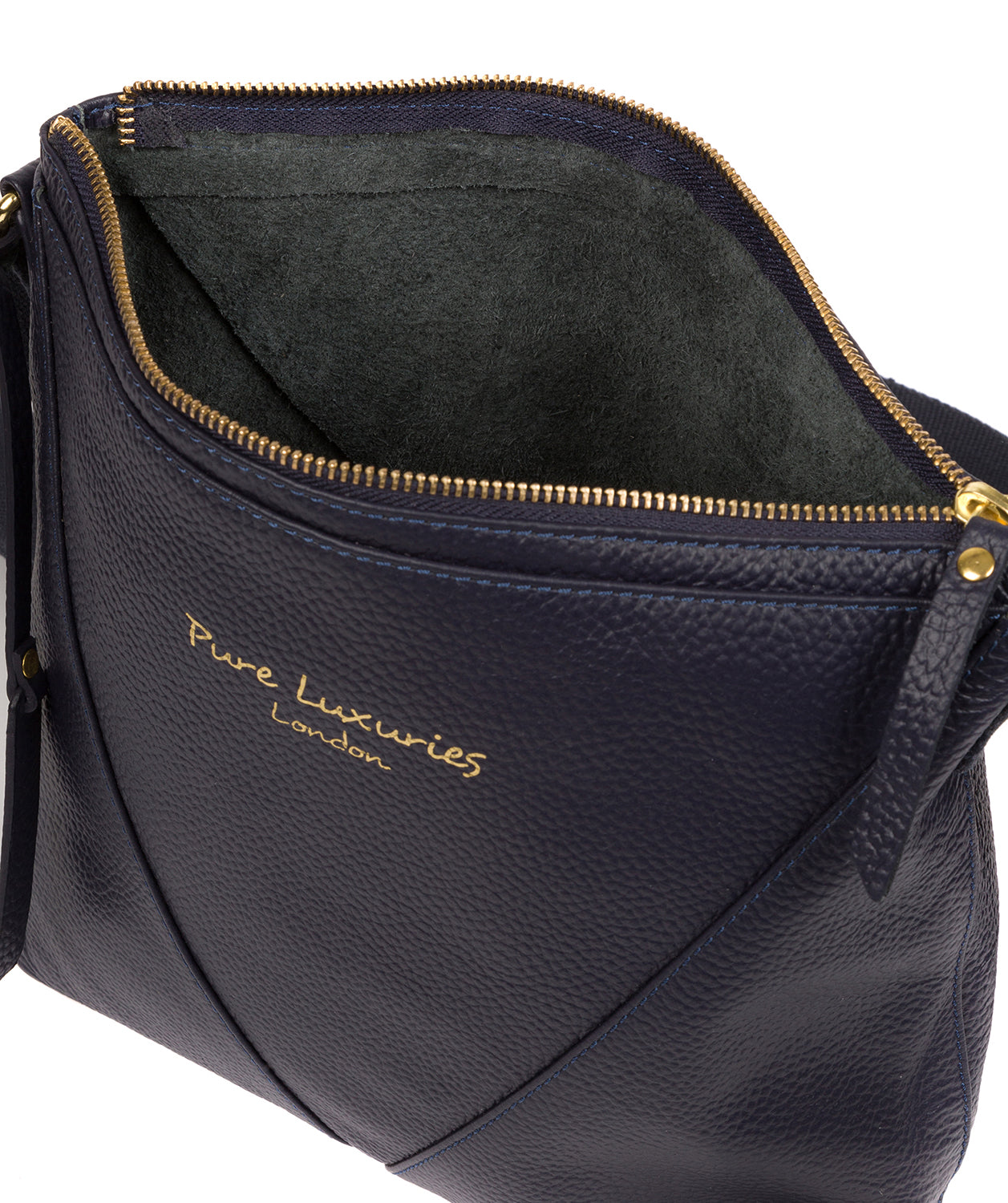 'Rena' Ink Leather Cross Body Bag image 4