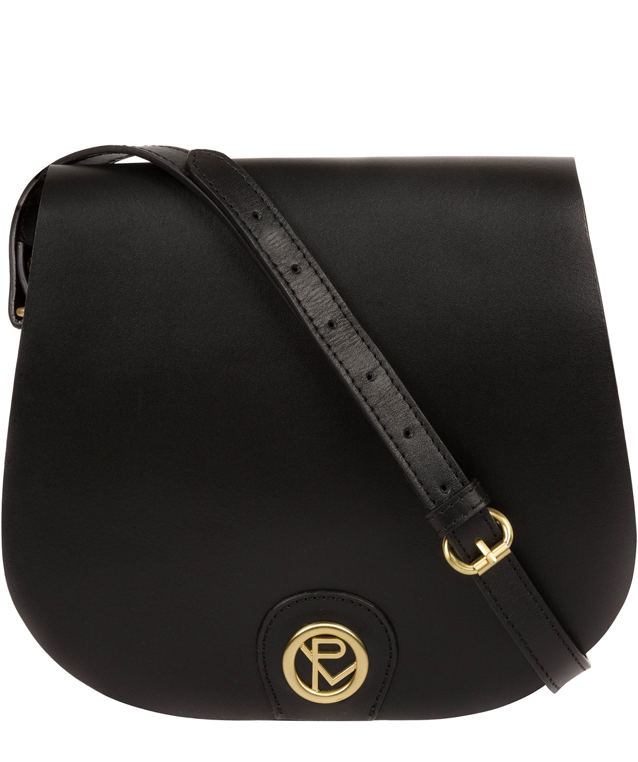 'Ambleside' Black Leather Cross Body Bag image 1