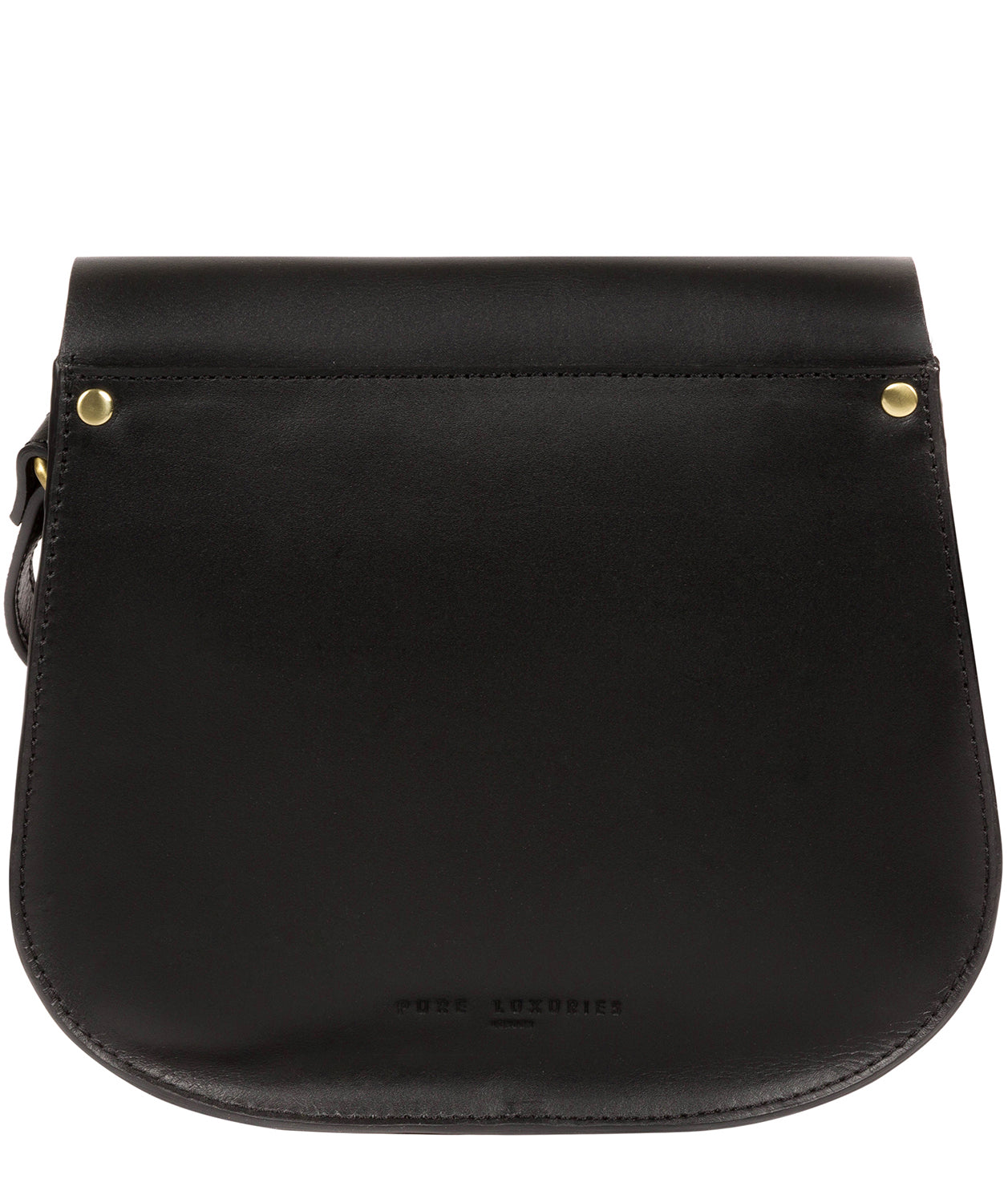 'Ambleside' Black Leather Cross Body Bag image 3