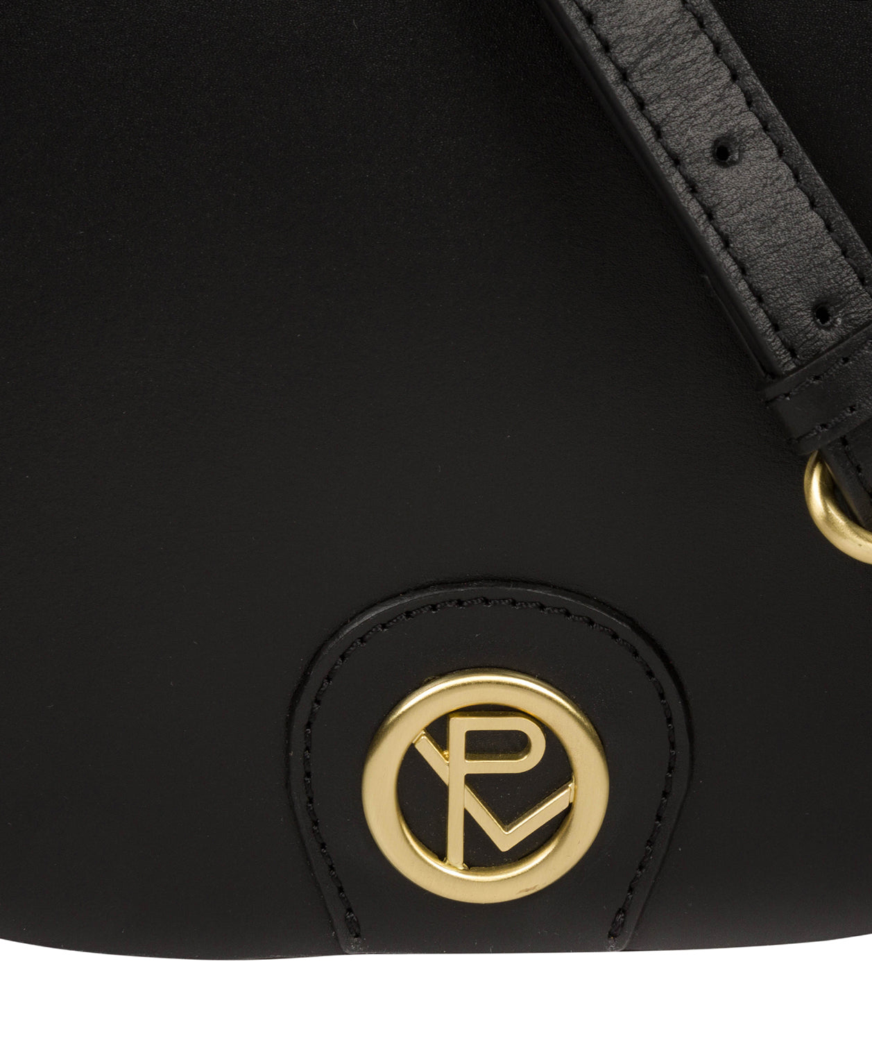 'Ambleside' Black Leather Cross Body Bag image 7