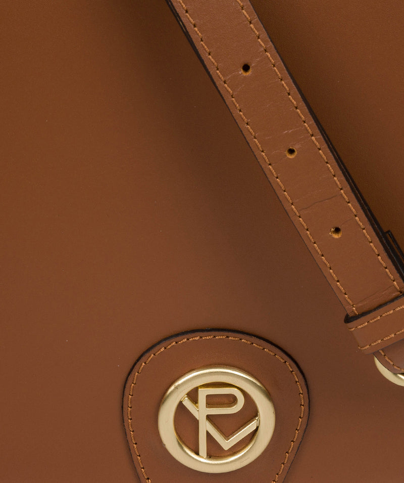 'Ambleside' Tan Leather Cross Body Bag image 6