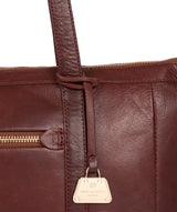 'Willow' Chestnut Leather Tote Bag image 6