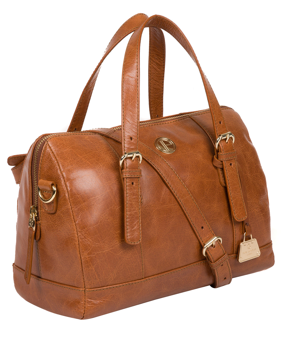 'Iris' Hazelnut Leather Handbag image 5