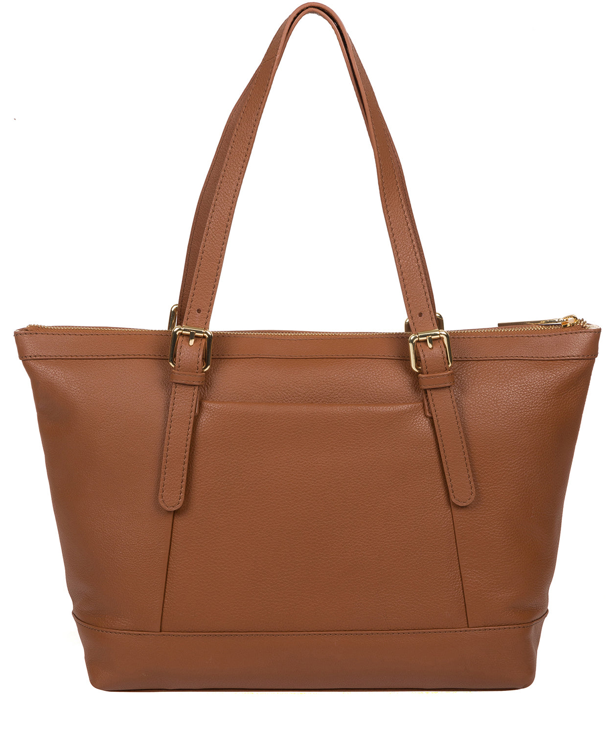'Emily' Tan Leather Tote Bag image 3