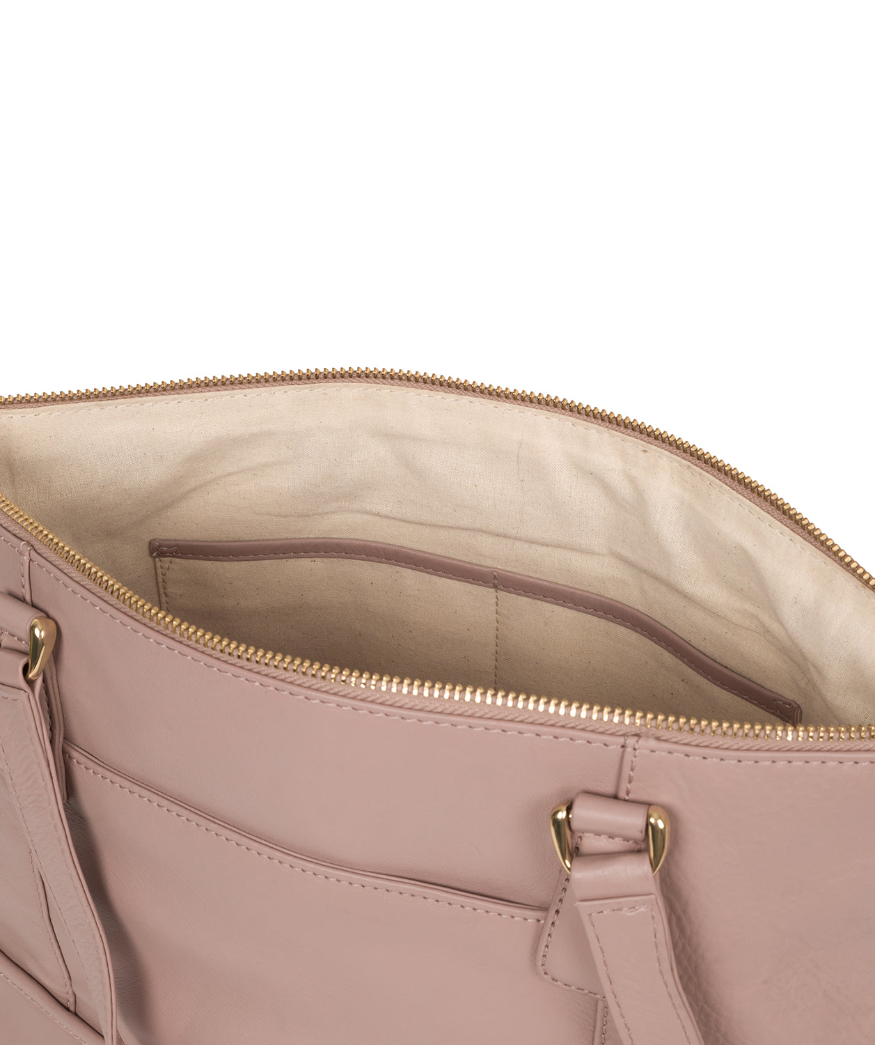 'Keira' Blush Pink Leather Handbag