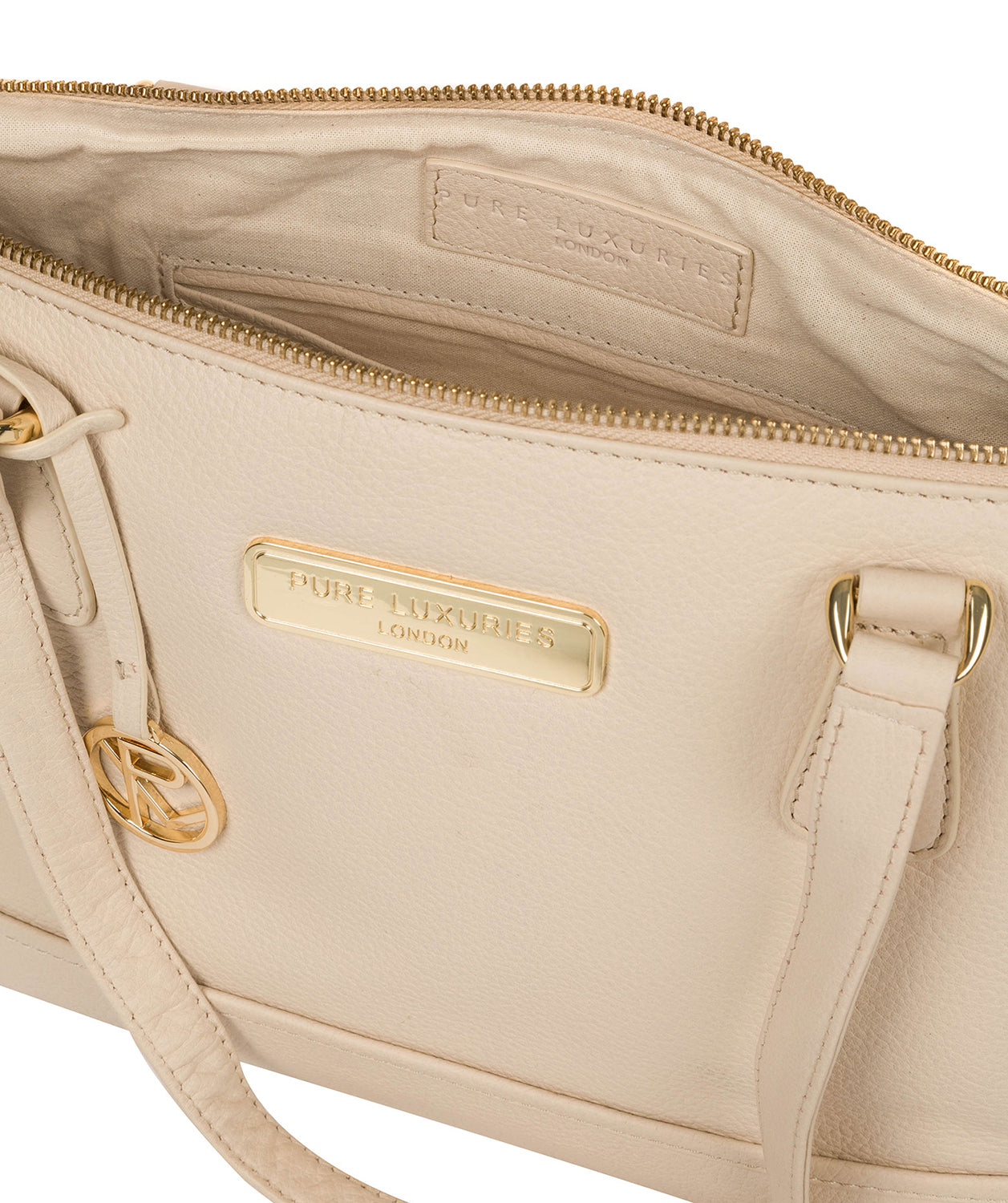 'Keira' Frappe Leather Tote Bag image 4