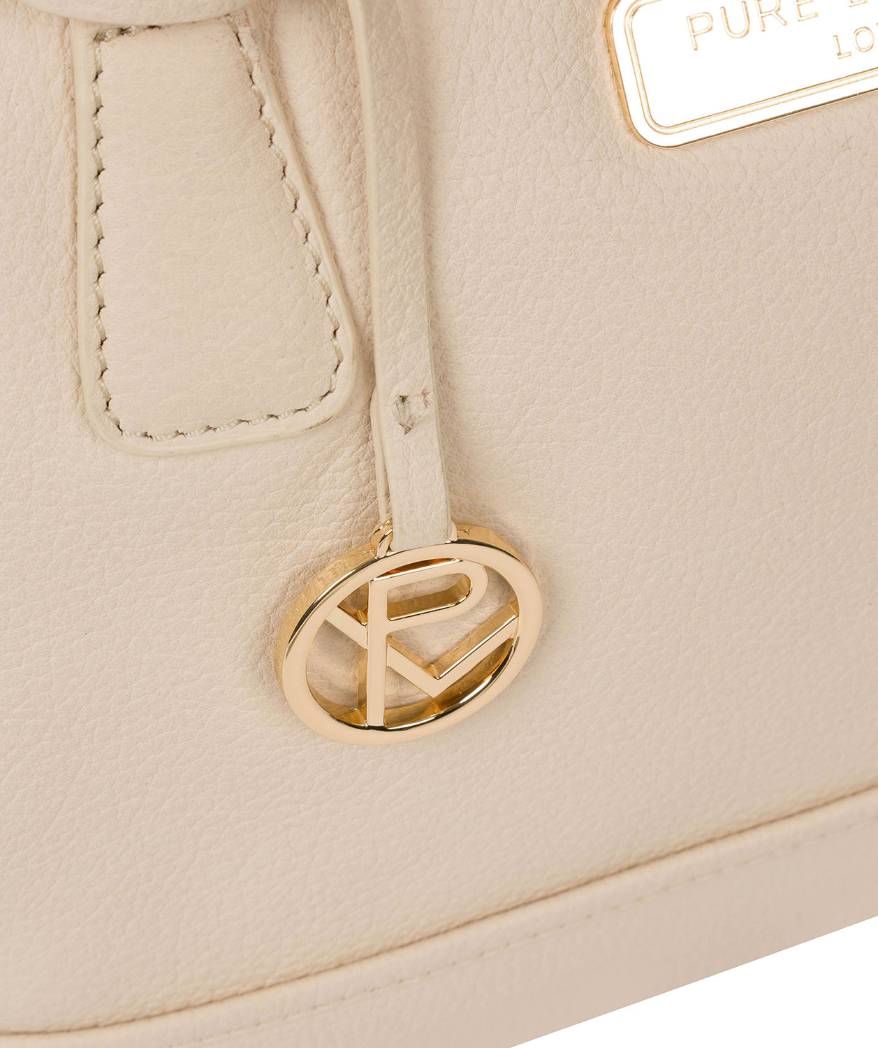 'Keira' Frappe Leather Tote Bag image 6