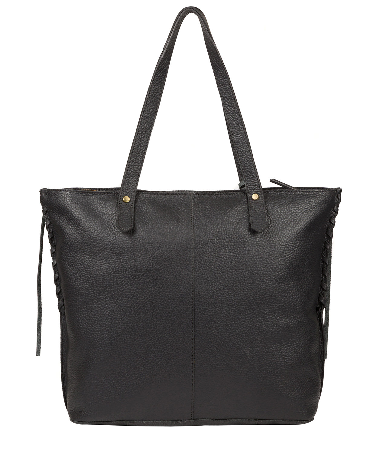'Hampstead' Slate Leather Tote Bag image 3
