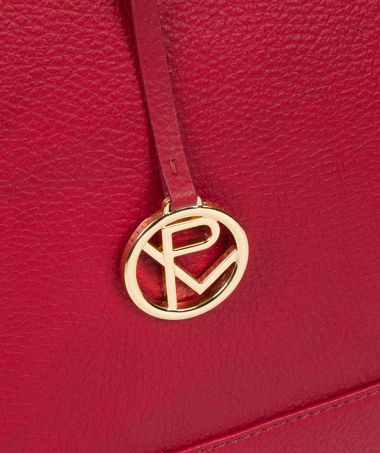 'Sophie' Berry Red Leather Tote Bag Pure Luxuries London