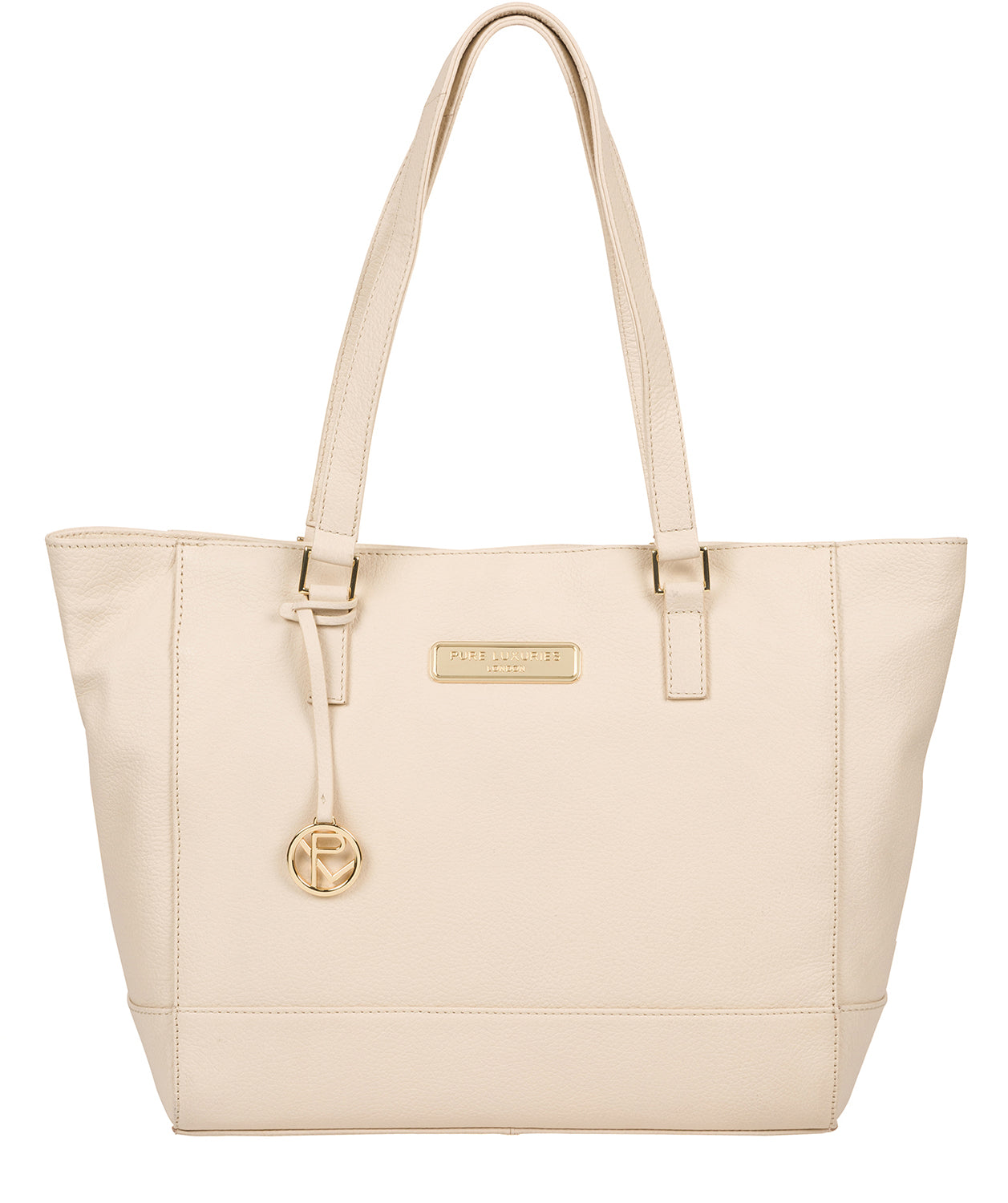 'Sophie' Frappe Leather Tote Bag image 1