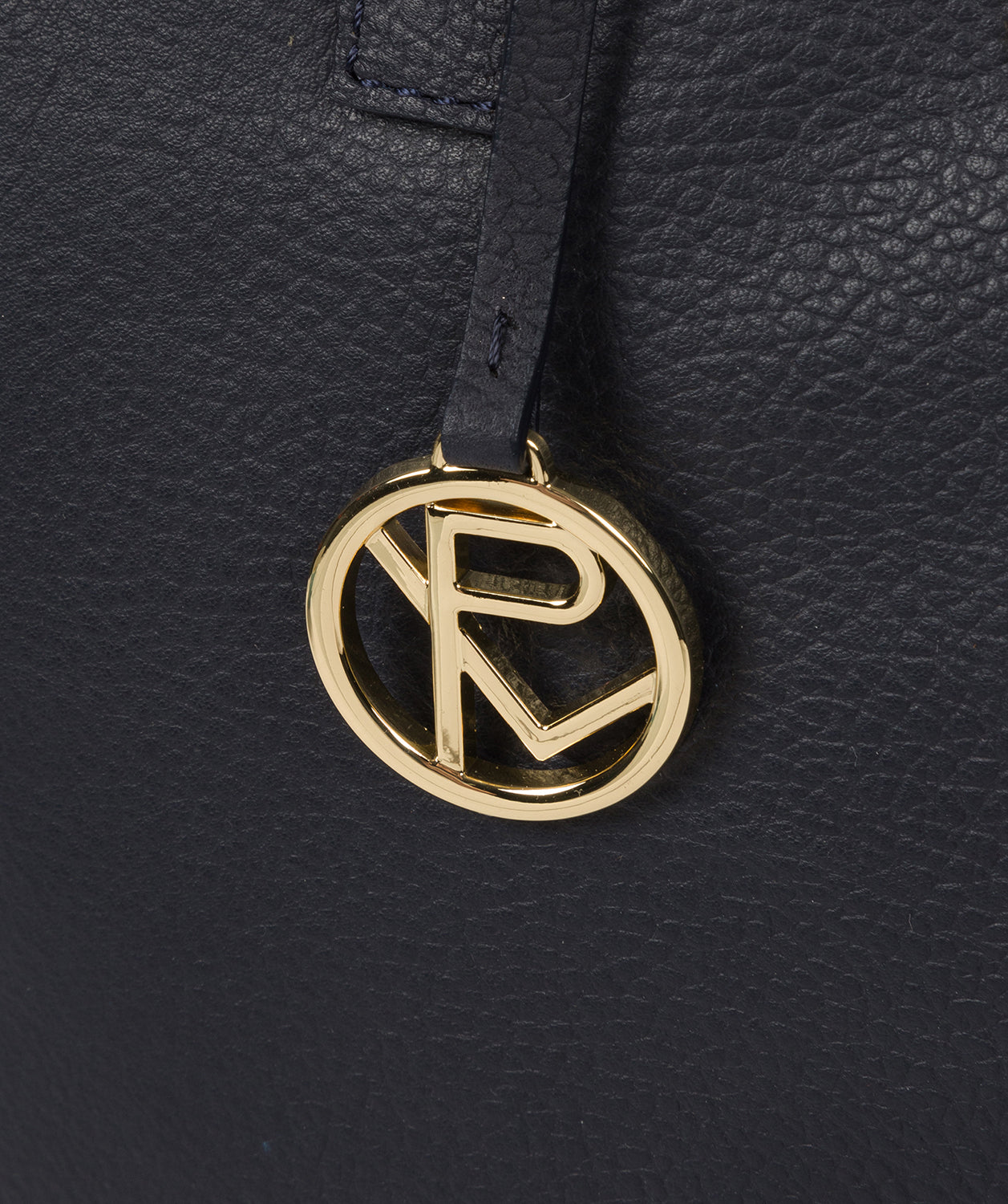 'Sophie' Navy Leather Tote Bag image 6