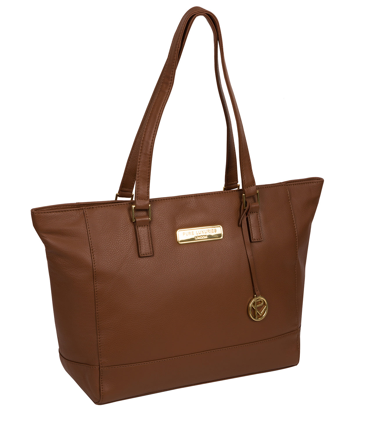 'Sophie' Tan Leather Tote Bag