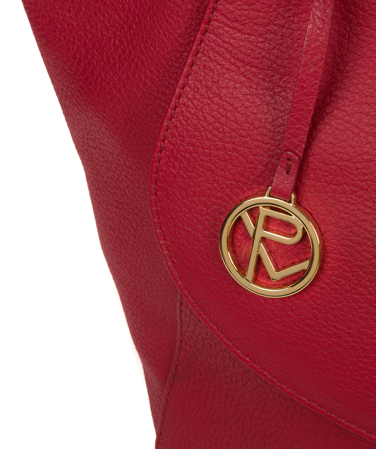 'Grace' Berry Red Leather Tote Bag image 6
