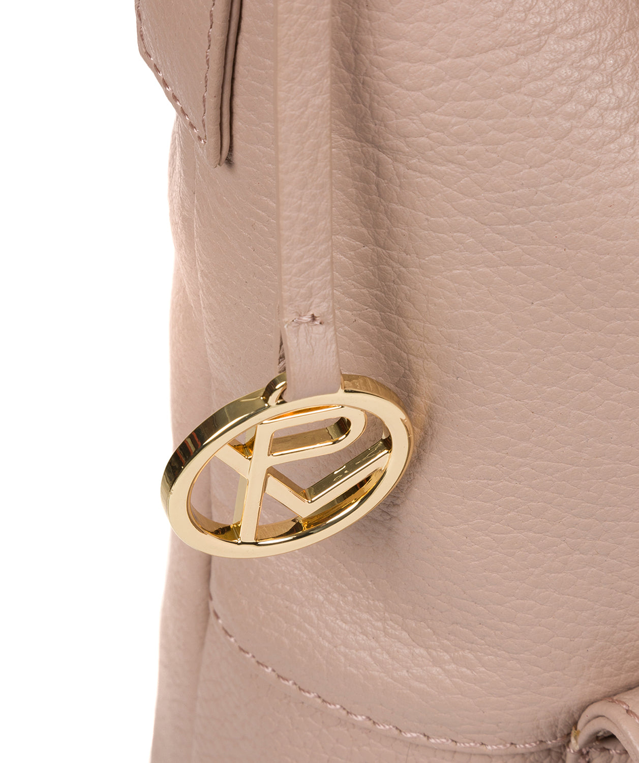 'Imogen' Blush Pink Leather Shoulder Bag image 6
