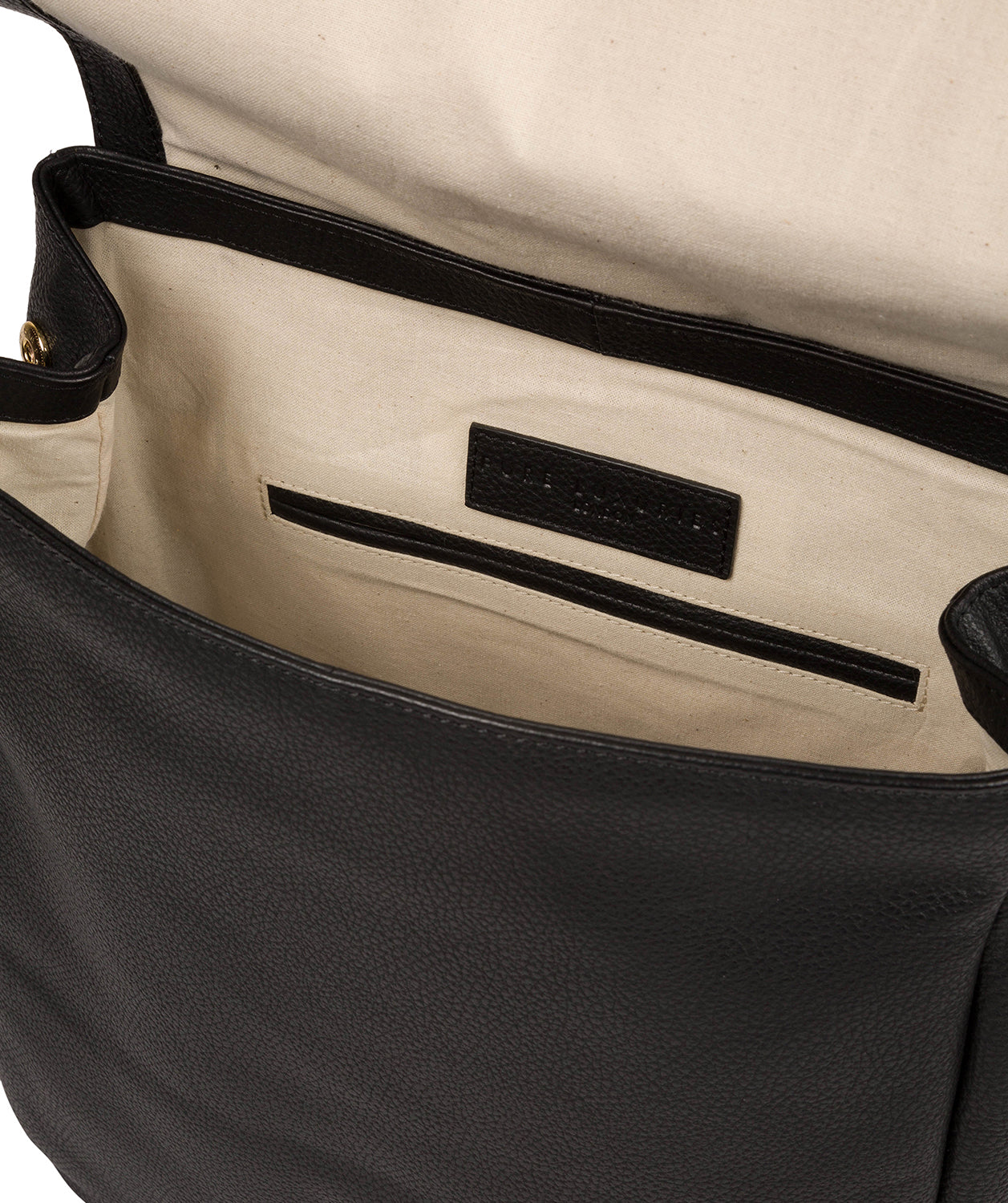 'Daisy' Black Leather Backpack Pure Luxuries London