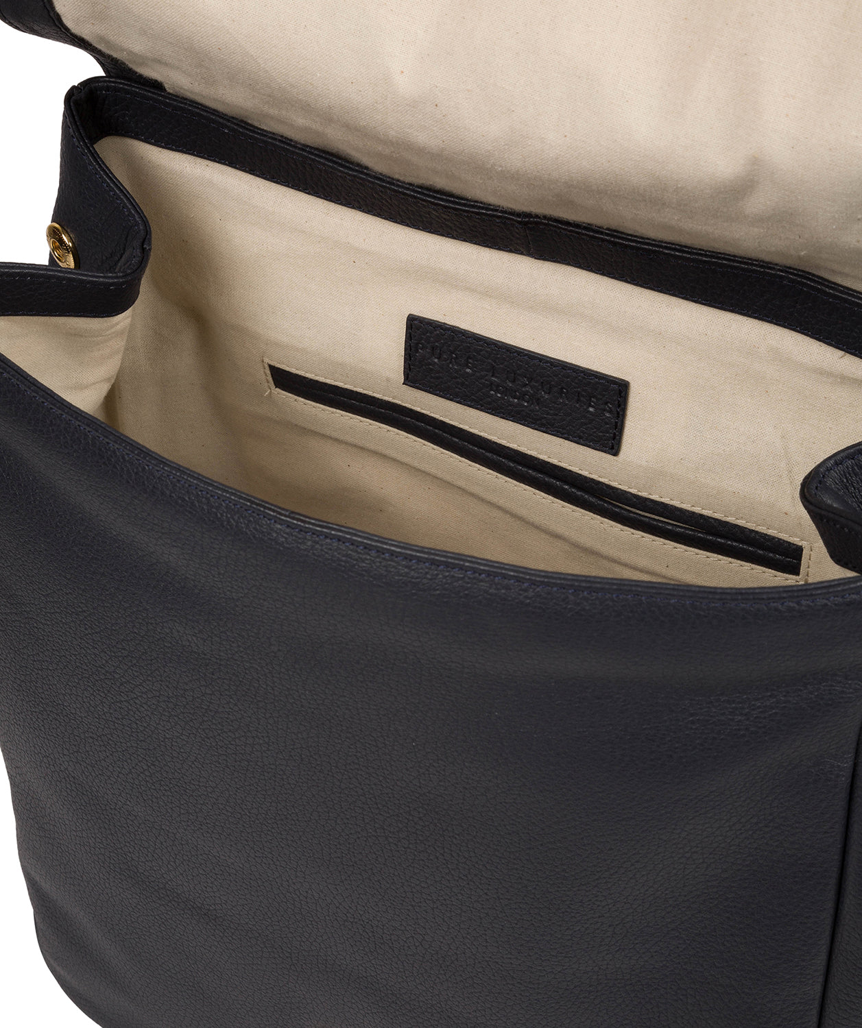 'Daisy' Navy Leather Backpack image 4