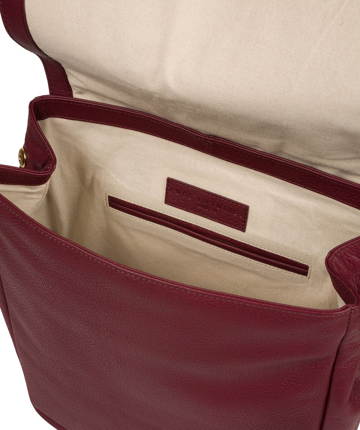 'Daisy' Pomegranate Leather Backpack image 4