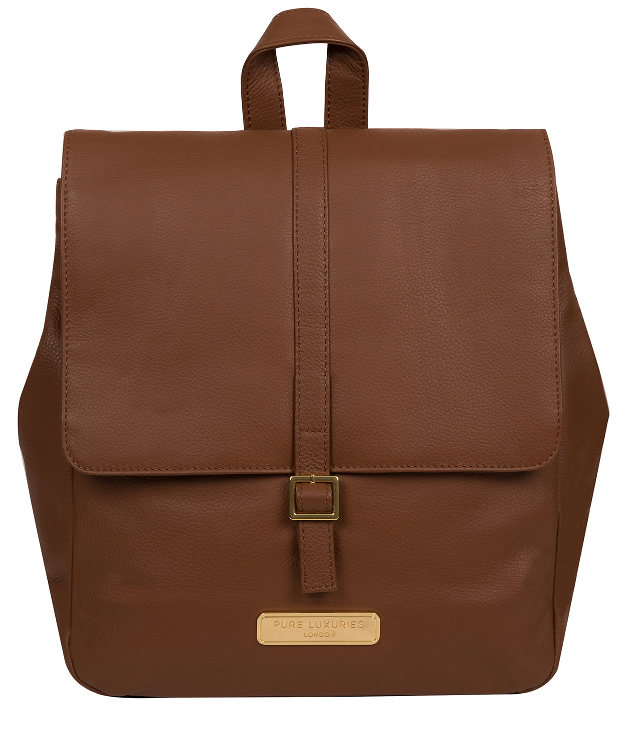 'Daisy' Tan Leather Backpack