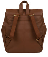 'Daisy' Tan Leather Backpack