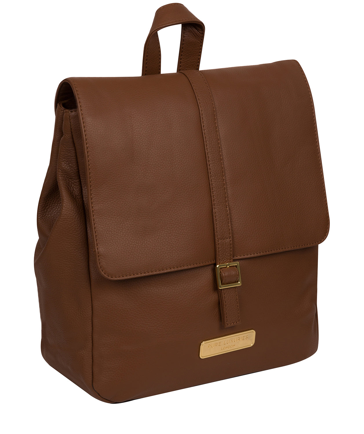 'Daisy' Tan Leather Backpack