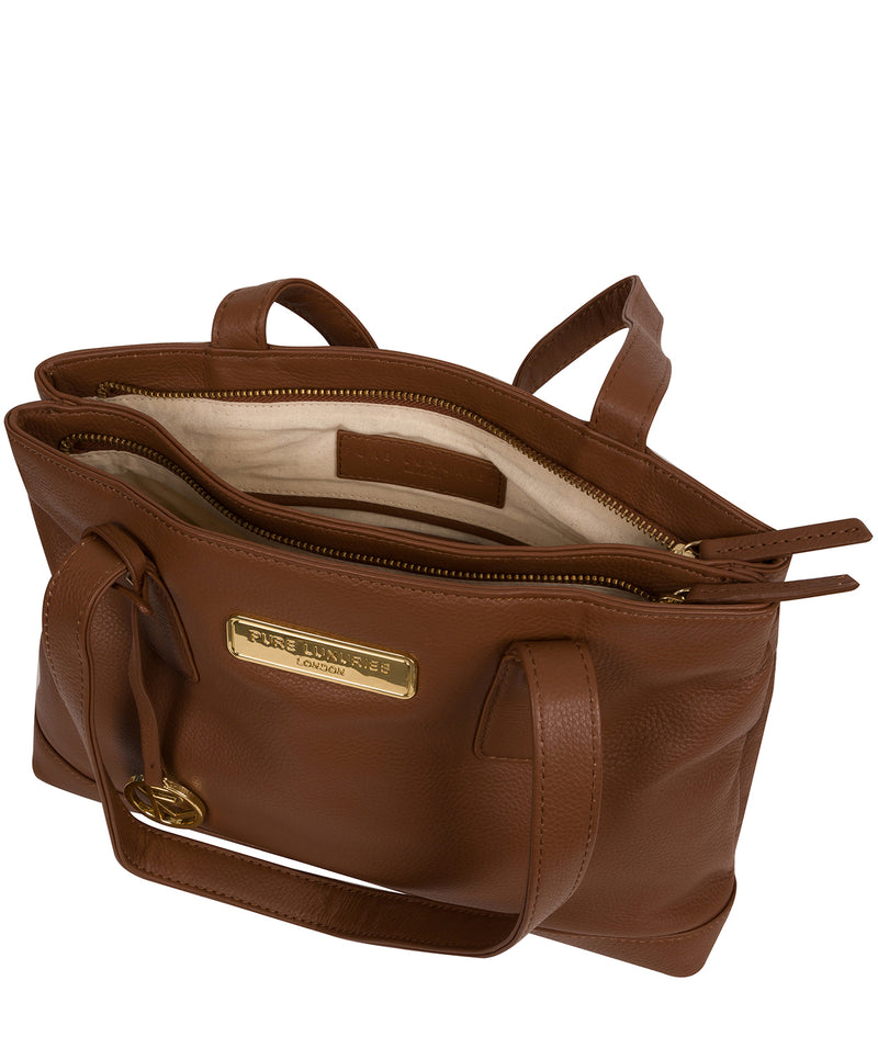 'Kate' Tan Leather Handbag
