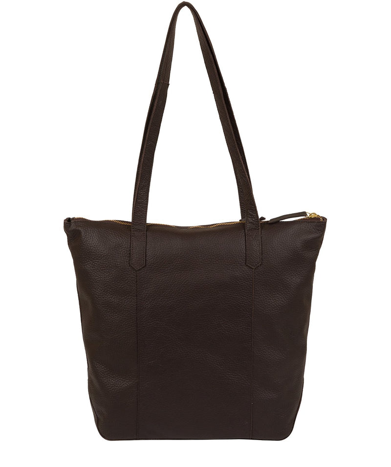 'Blendon' Dark Brown Leather Tote Bag