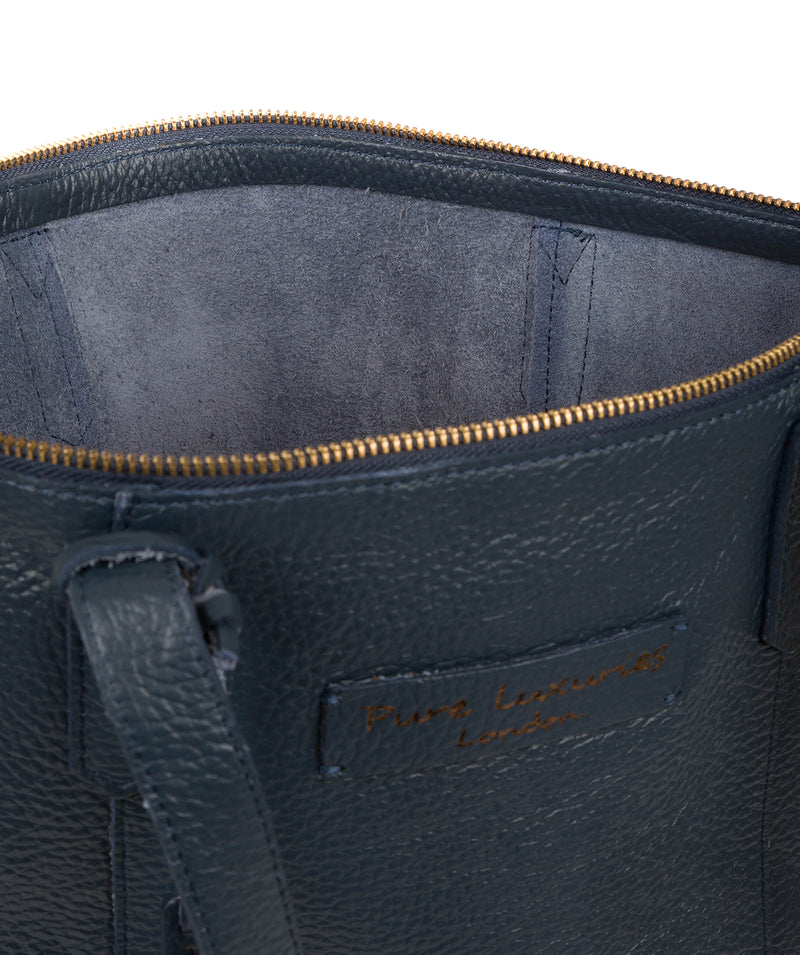 'Blendon' Denim Leather Tote Bag