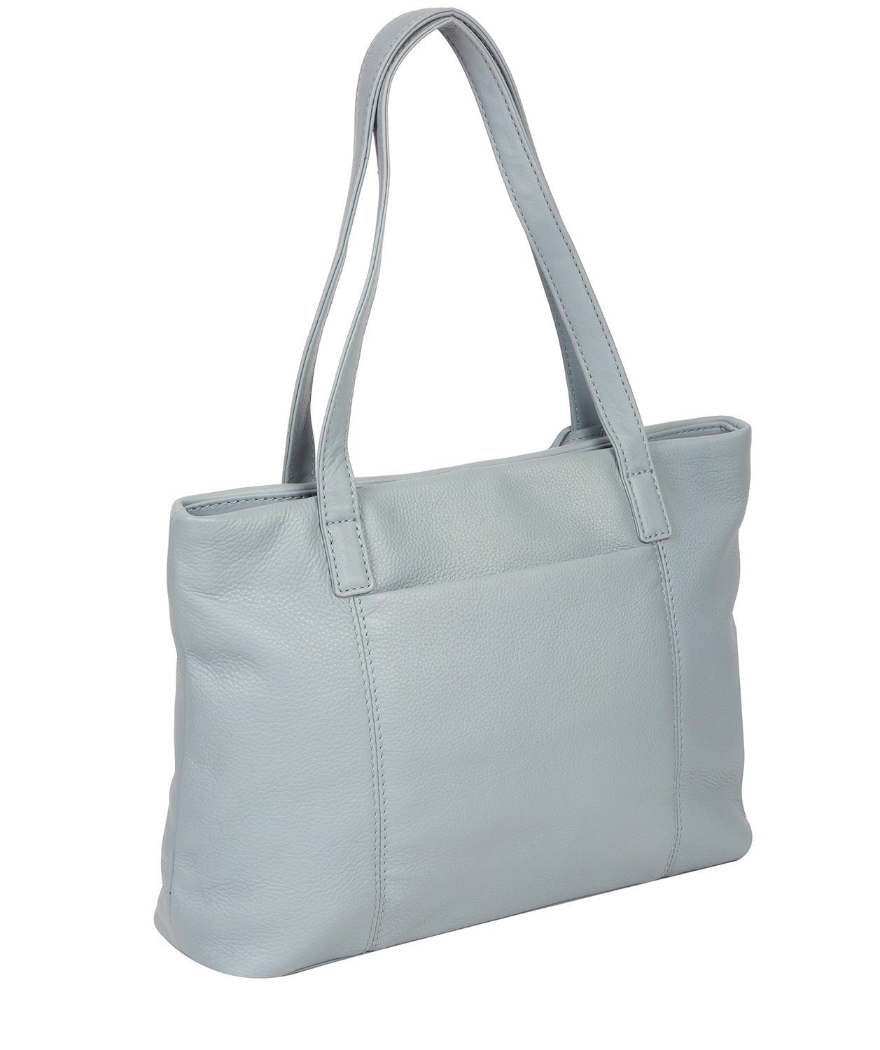 'Adley' Cashmere Blue Leather Handbag