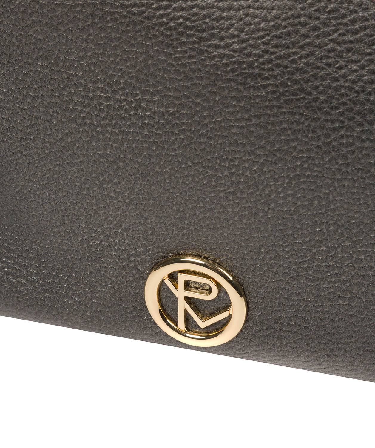 'Trinette' Metallic Dark Silver Leather Tote Bag image 6