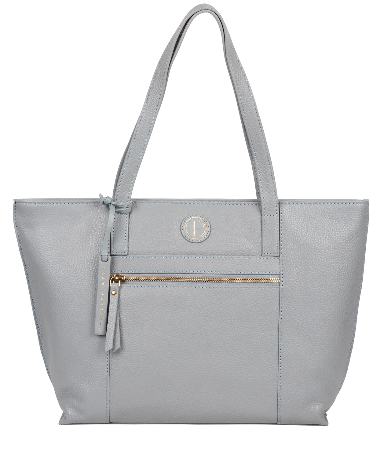 'Skye' Cashmere Blue Leather Handbag